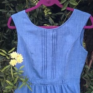 Ellen Tracy Sky Blue A-Line Dress